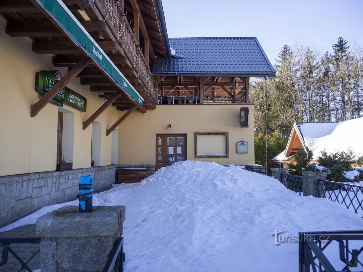 Der Zugang zur Hütte ist begrenzt