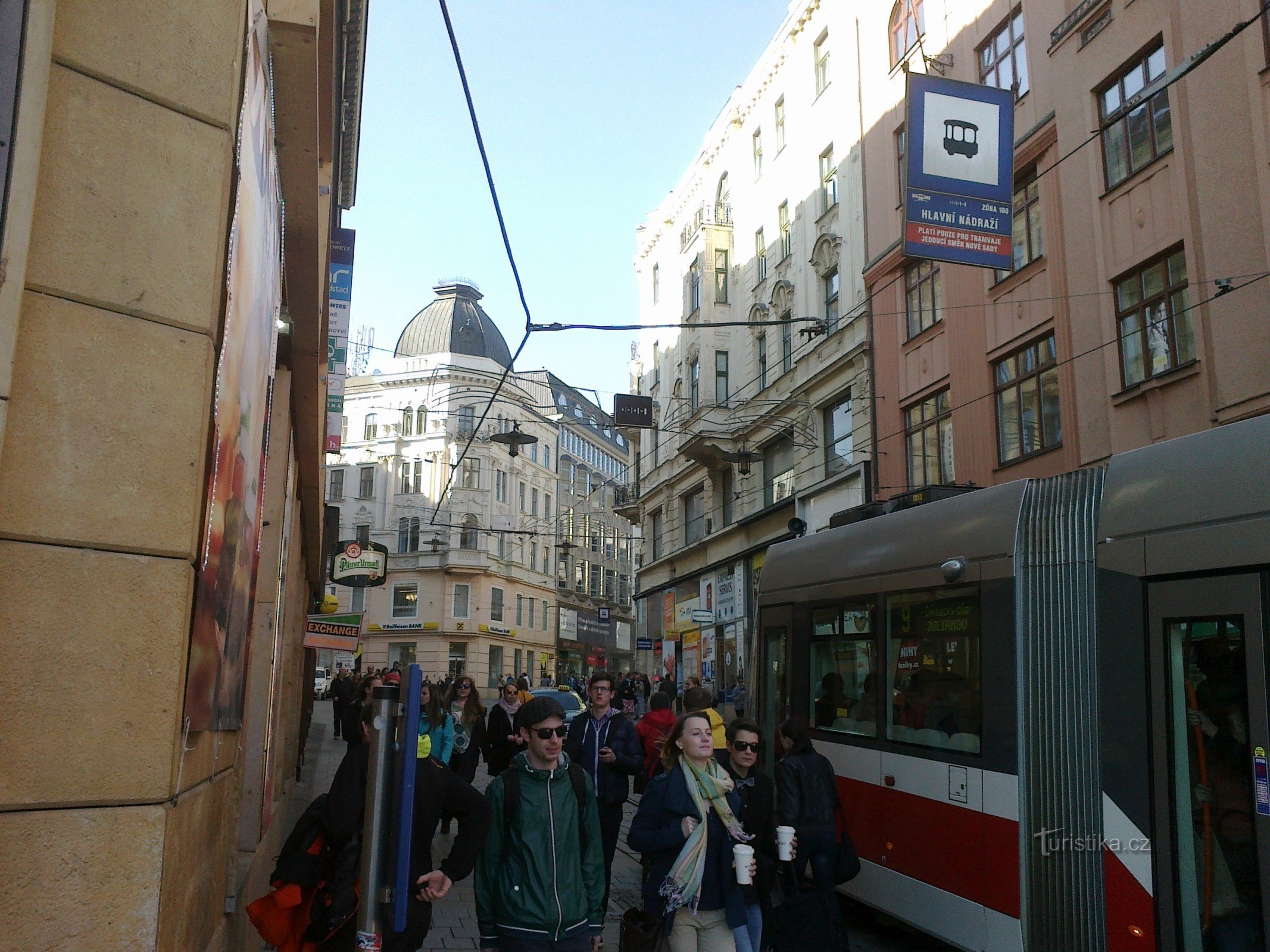 マサリコバ通りの入り口
