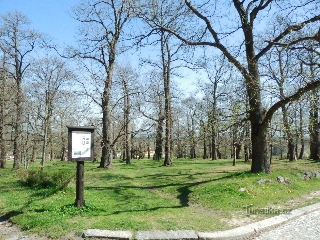 Entrance to the orchard