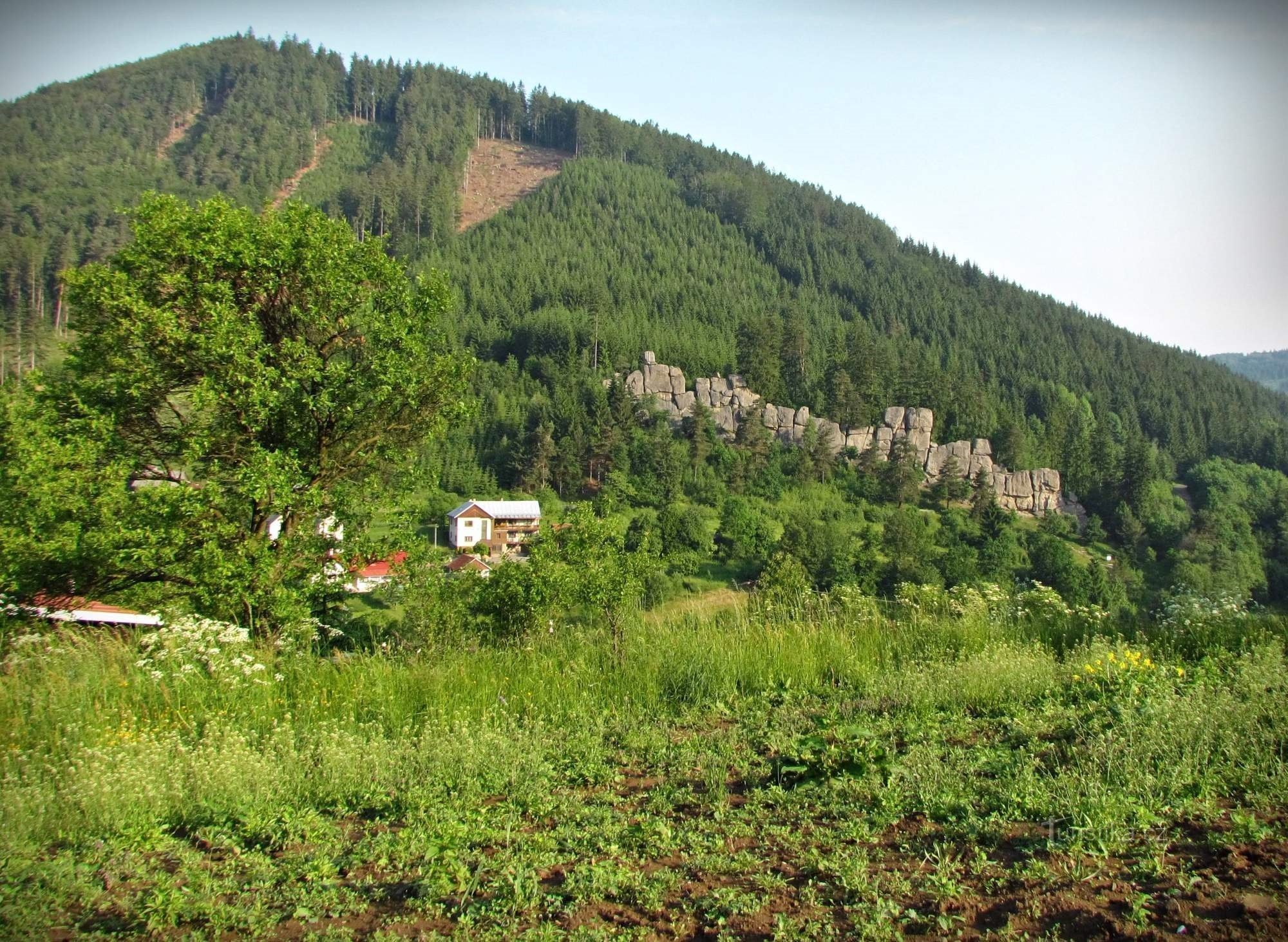 Toegang tot de kloof vanuit het zuiden