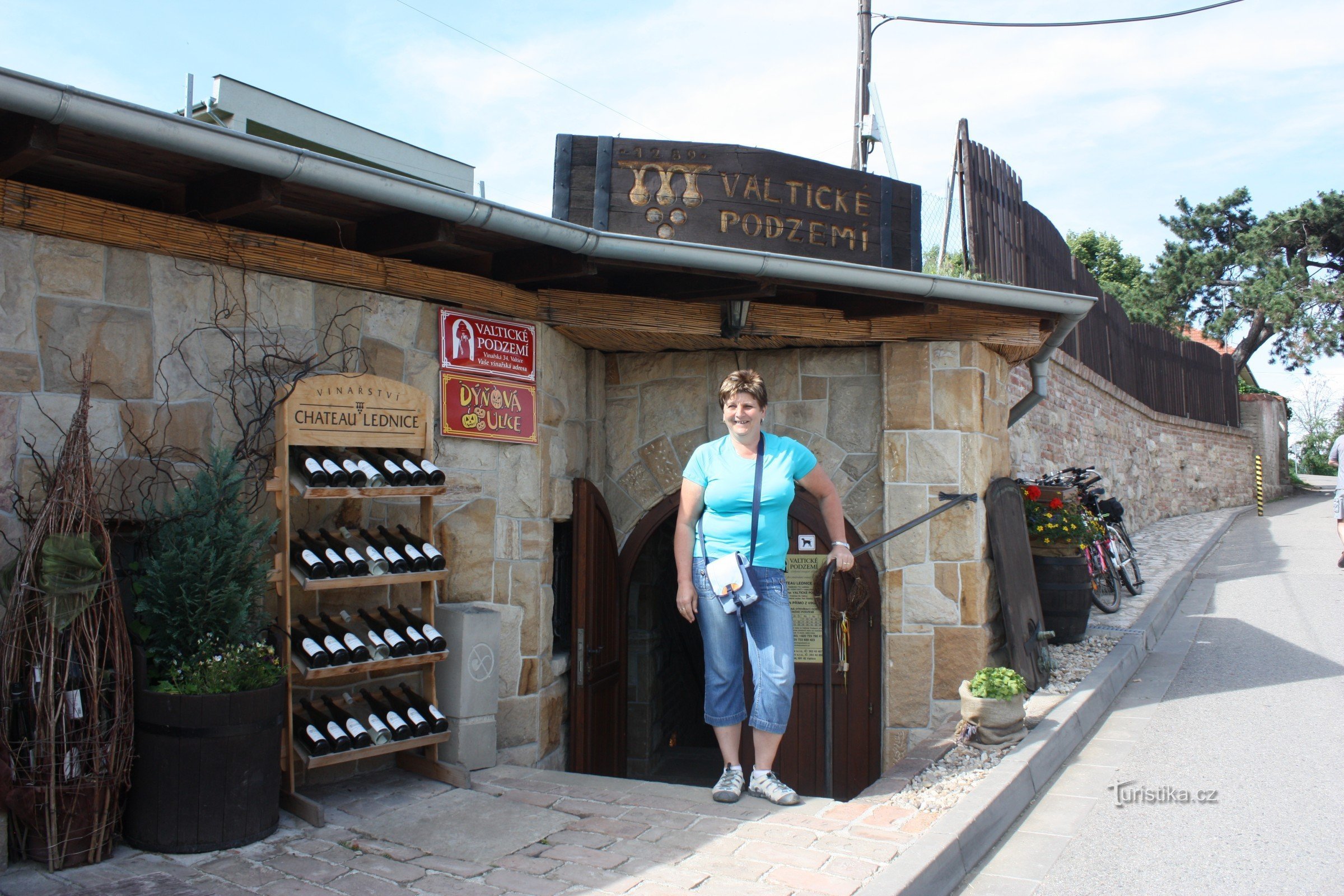 Vstup do Valtického Podzemí
