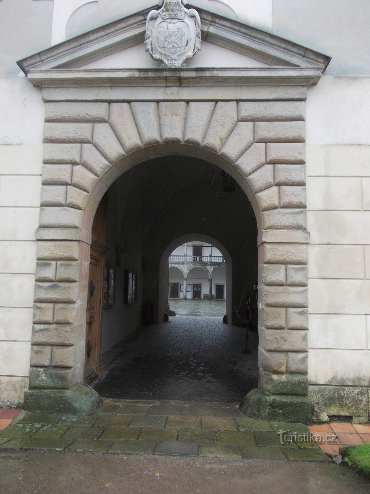 entrance to the castle