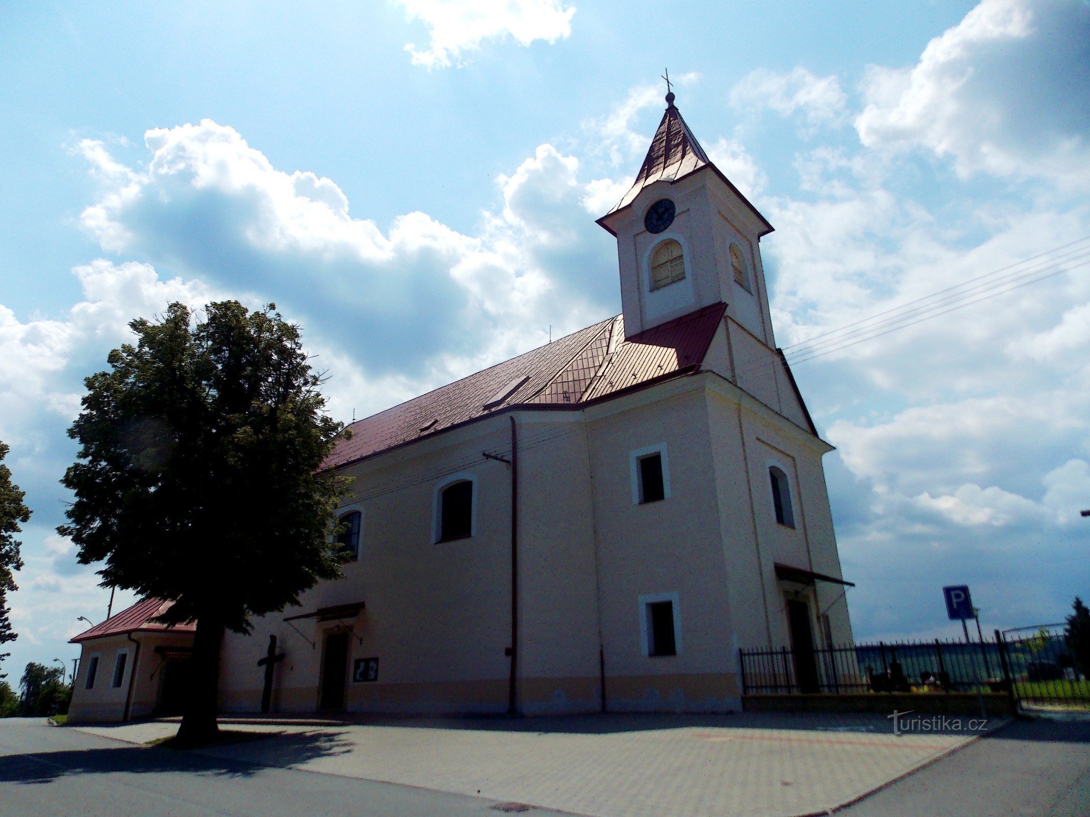 В'їзд до Хржибських лісів - Галенковіце