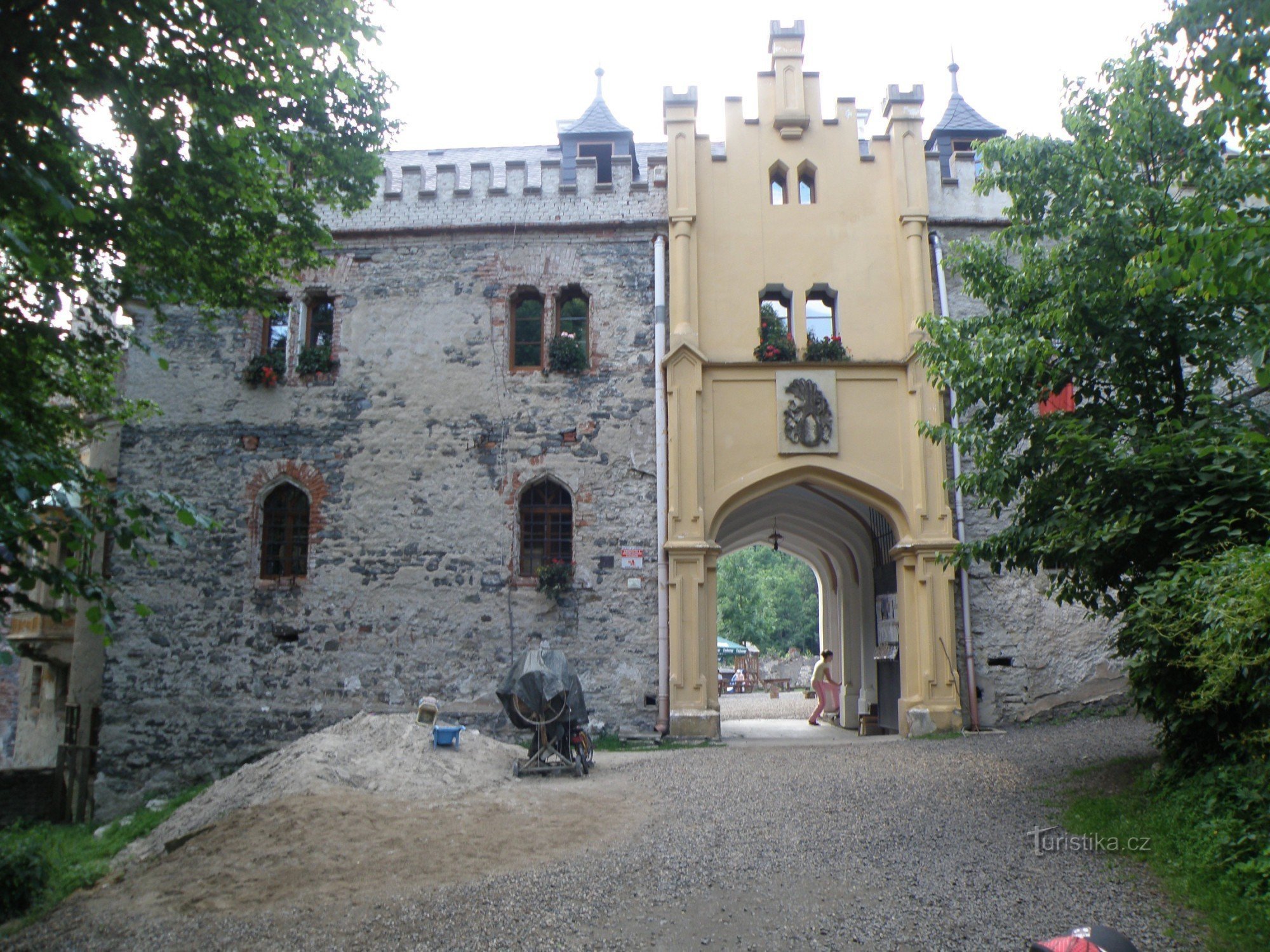cancello d'ingresso di Horní Hrad