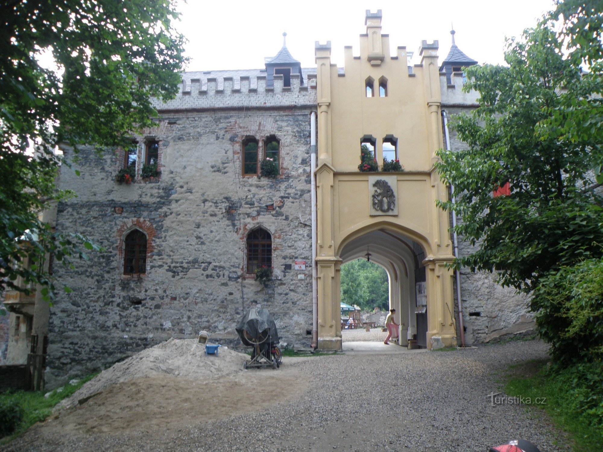 indgangsporten til Horní Hrad