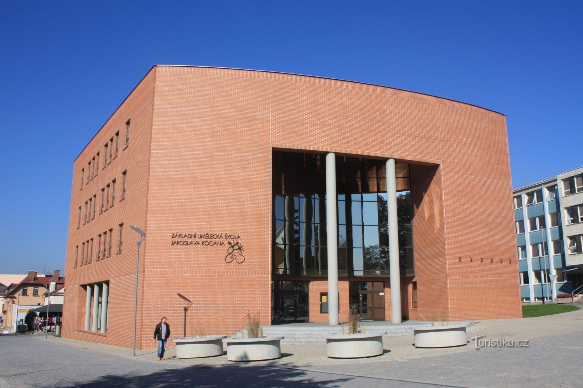 Entrance part of the school