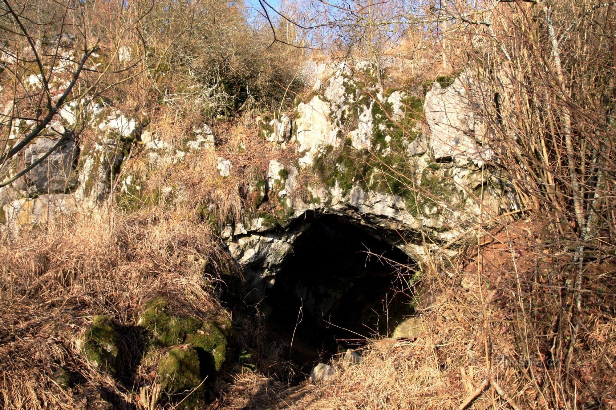 Część wejściowa Srnčí jeskyně