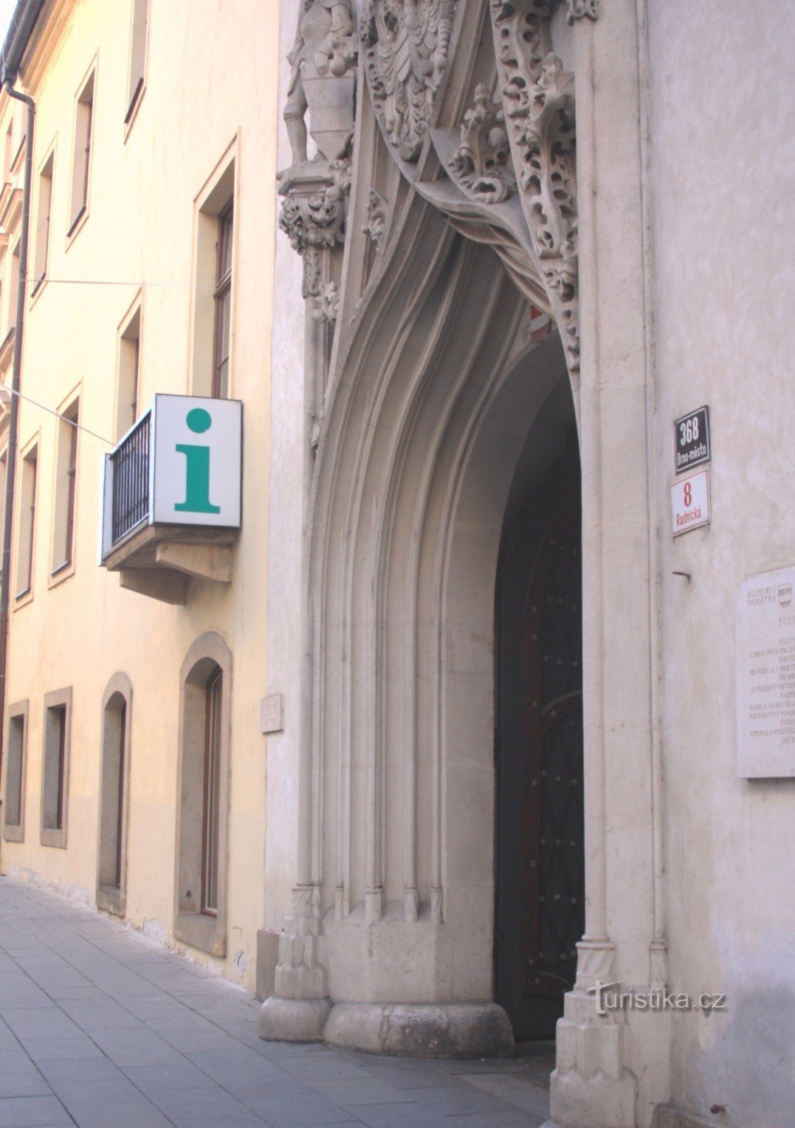 Entrance part - entrance to the Old Town Hall