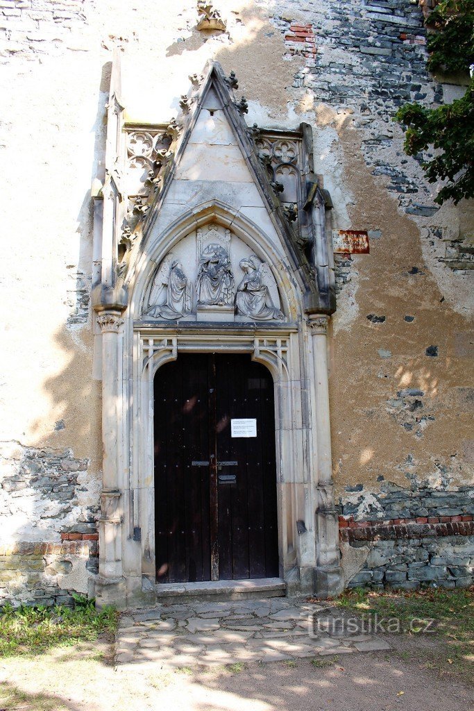 Chapel entrance portal