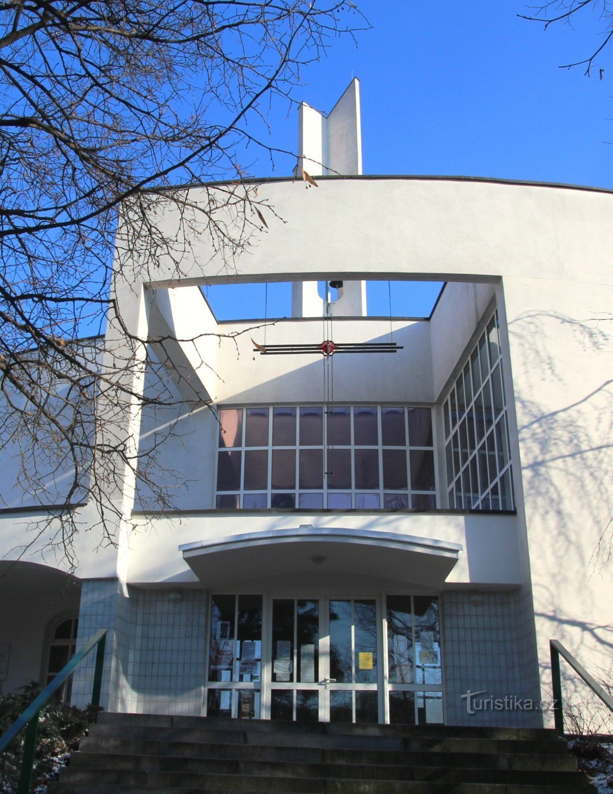 Entrance facade of the church