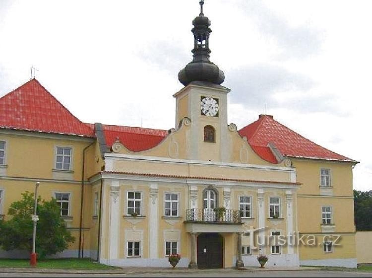 Entrance facade of the castle