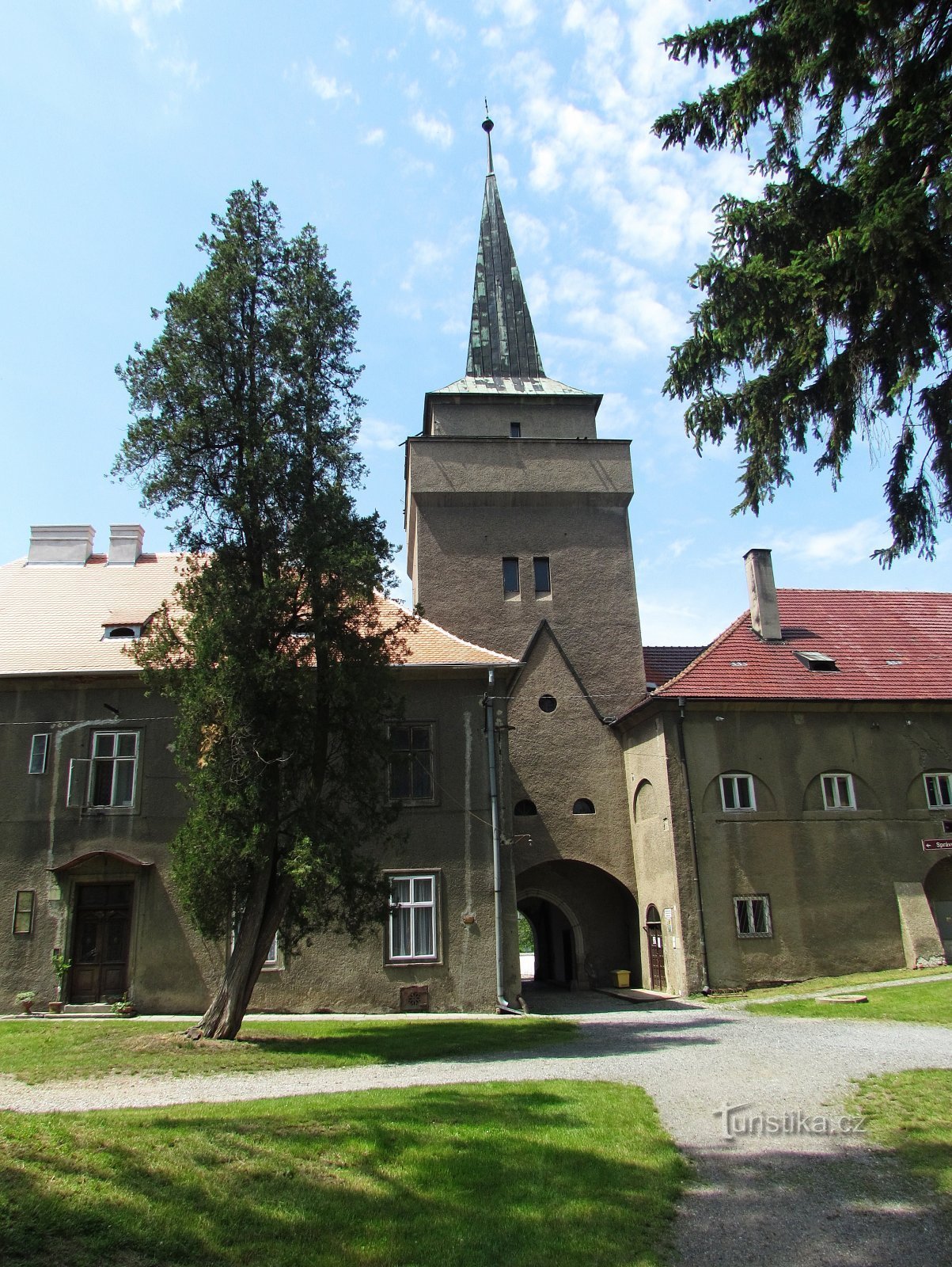 entrance passage tower