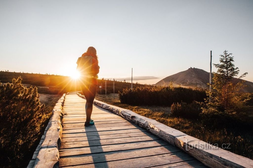 The sunrise is amazing at any time of the year. Photo: Hana Jampílková