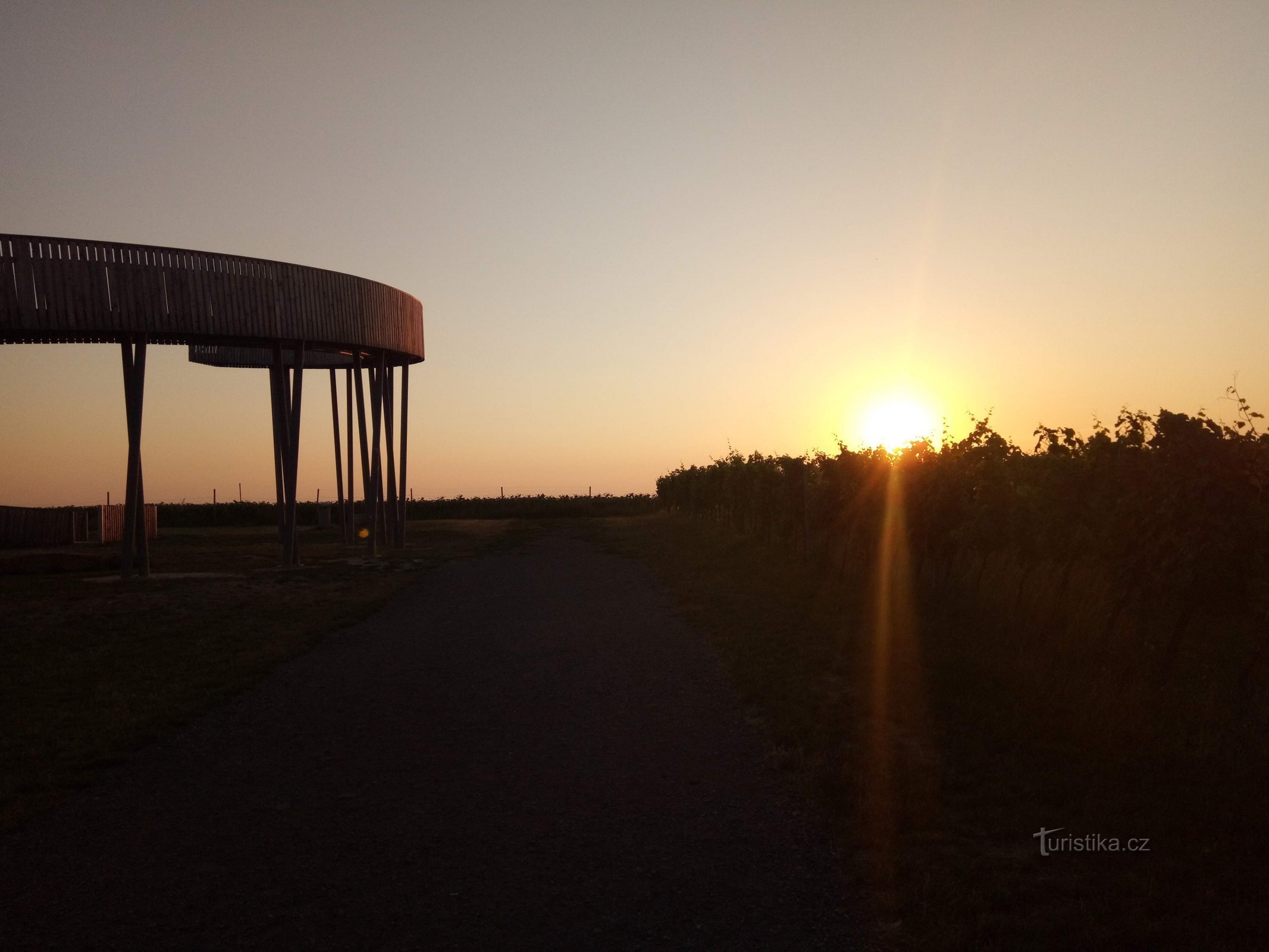 Zonsopgang op Stezka nad vinohrady