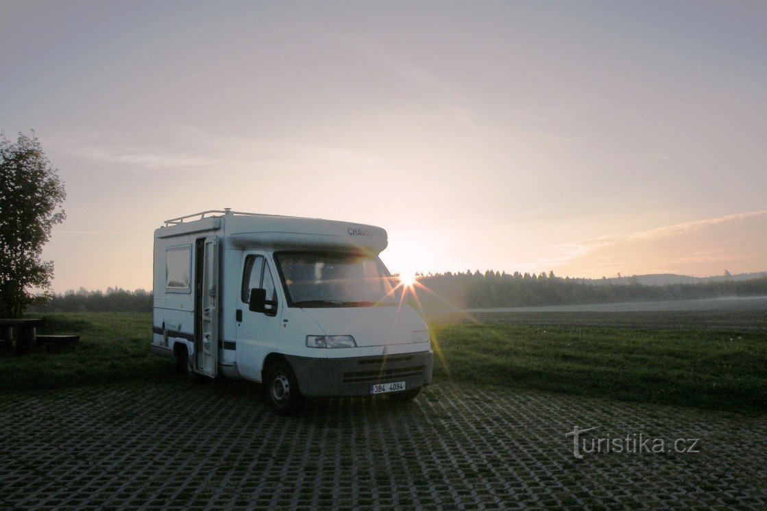 Sonnenaufgang in Slavné