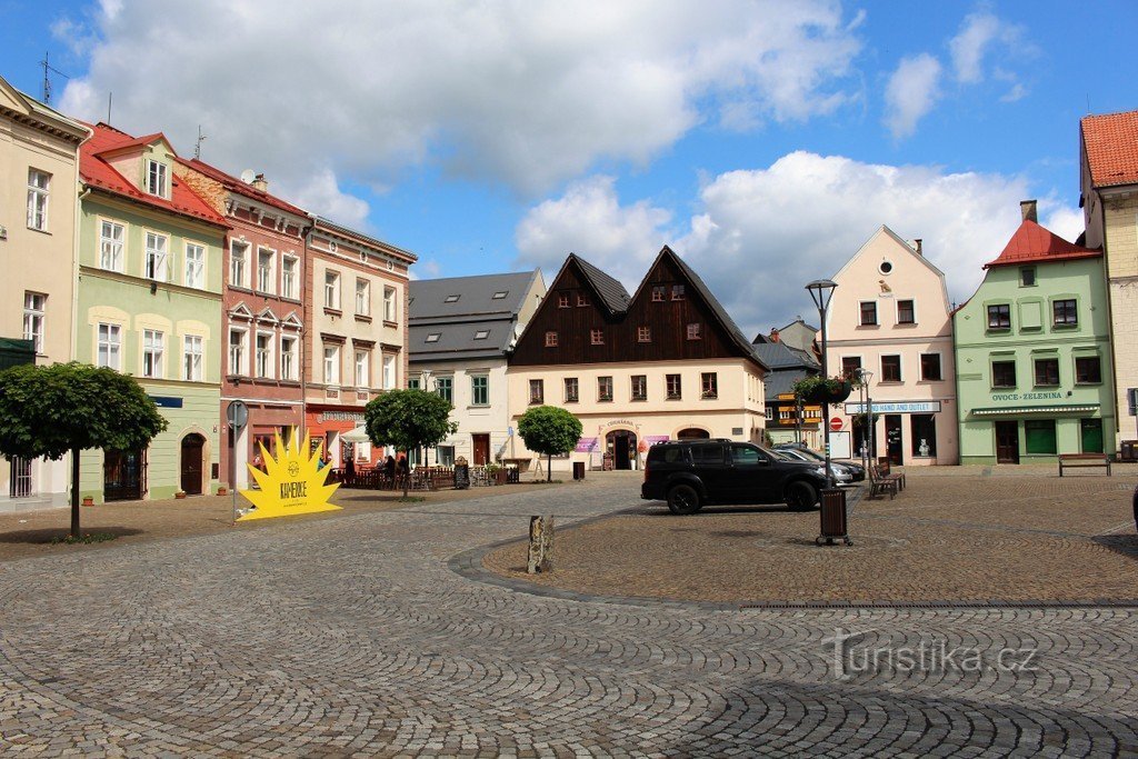 Eastern side of Náměstí Miru