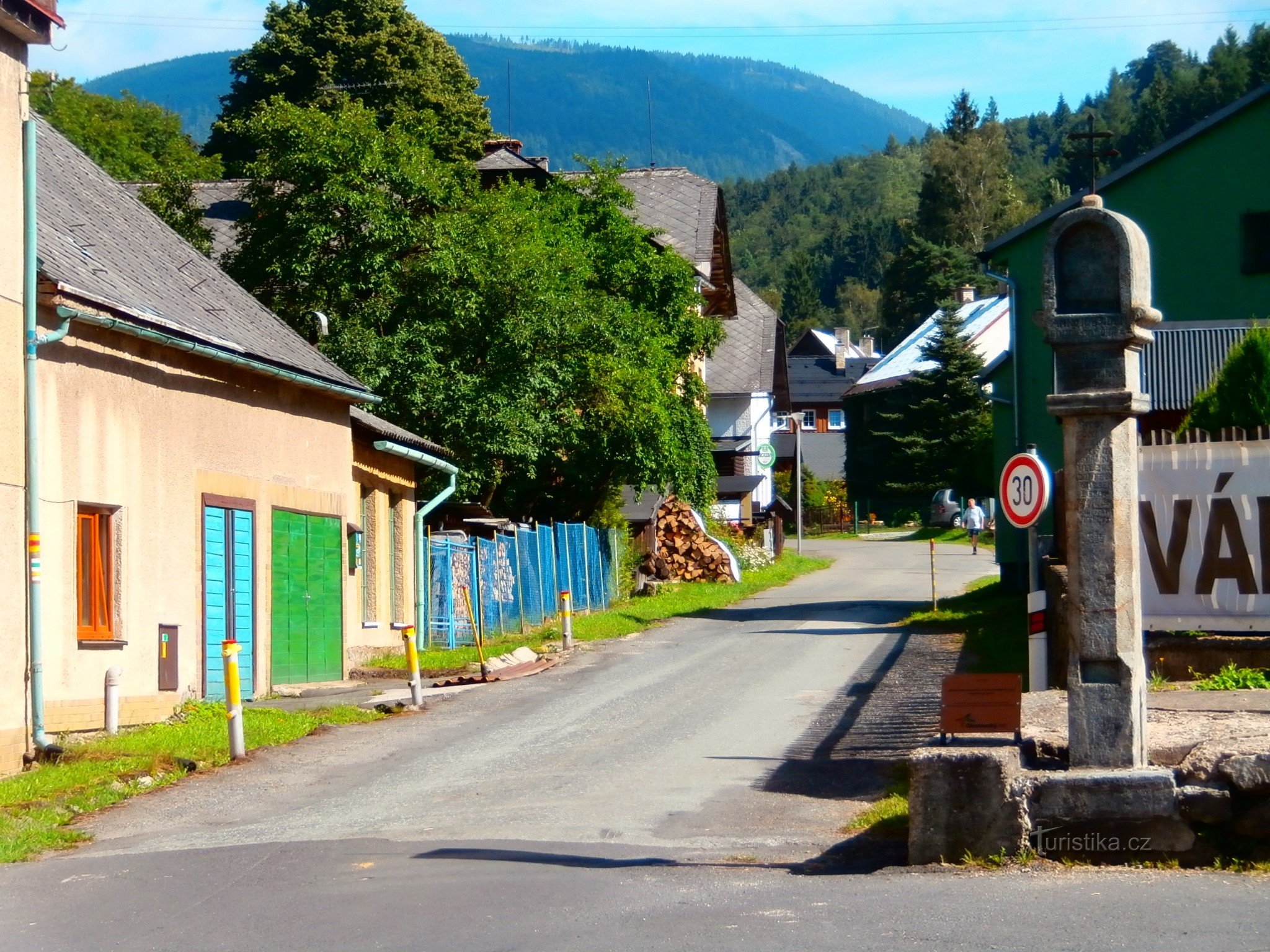 udgangspunkt ved restauranten