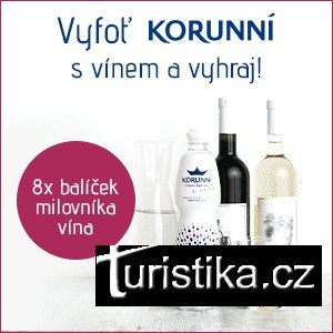 Slikajte mineralno vodo Korunní z vinom in zmagajte!