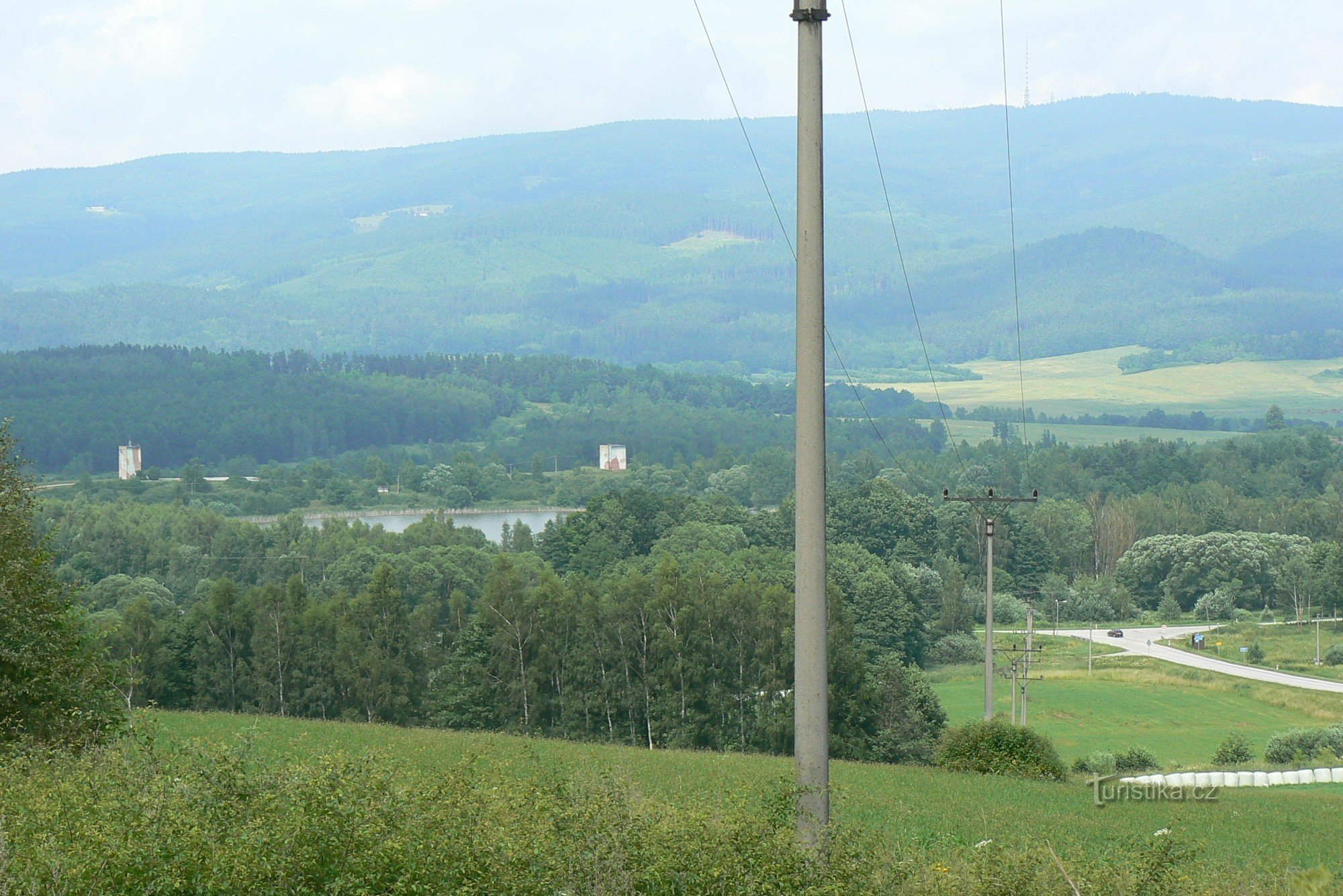 Blick auf Boletice