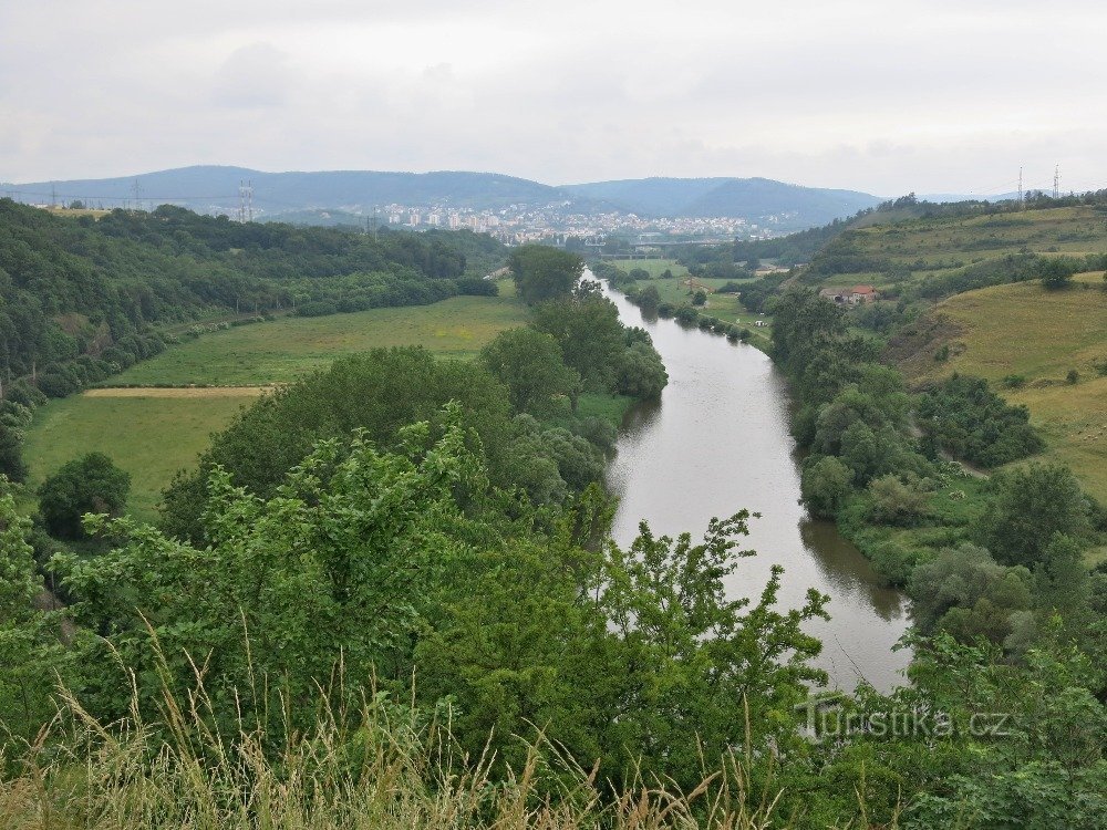 vista della città di Beroun