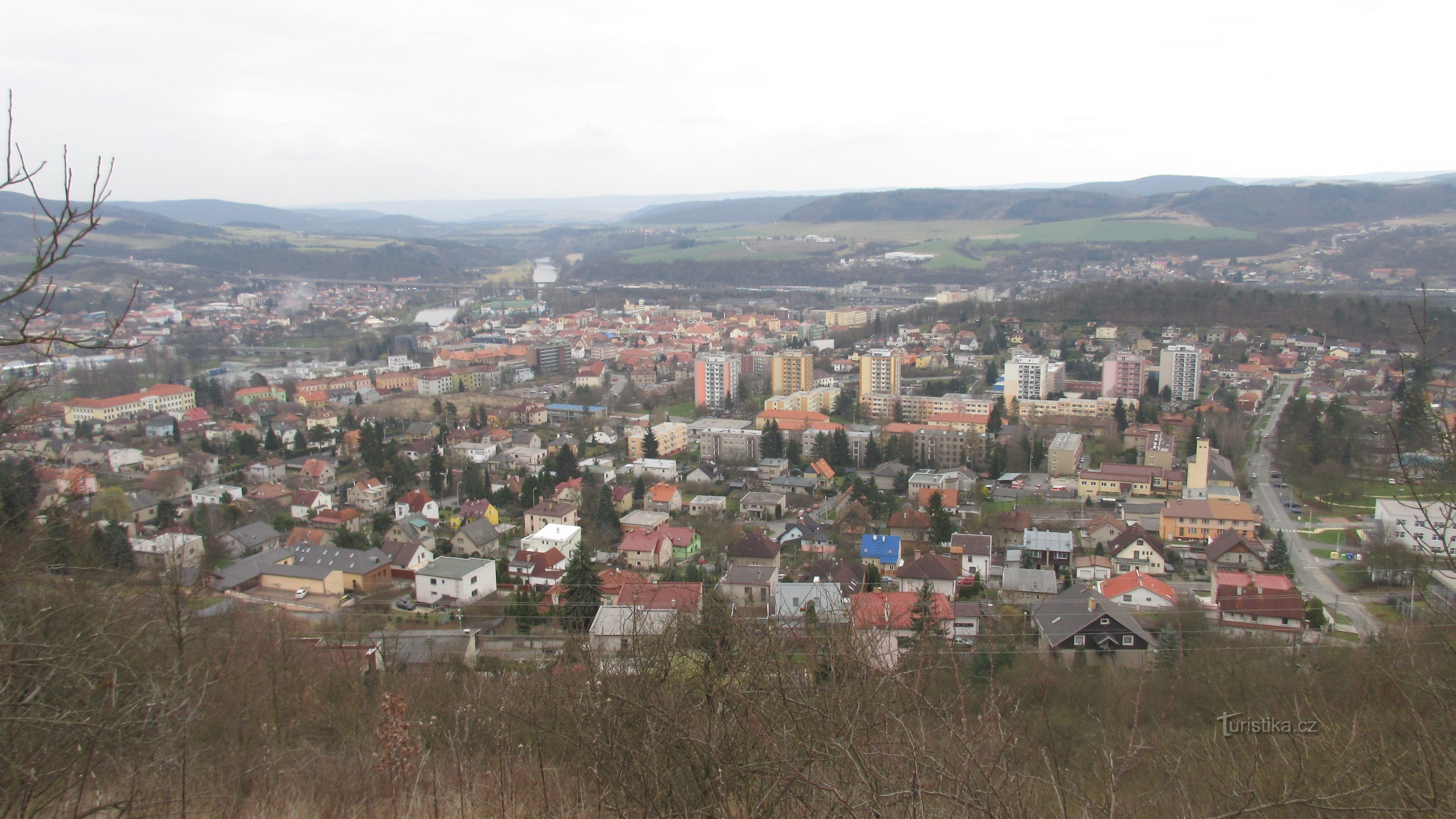 Blick auf Beroun