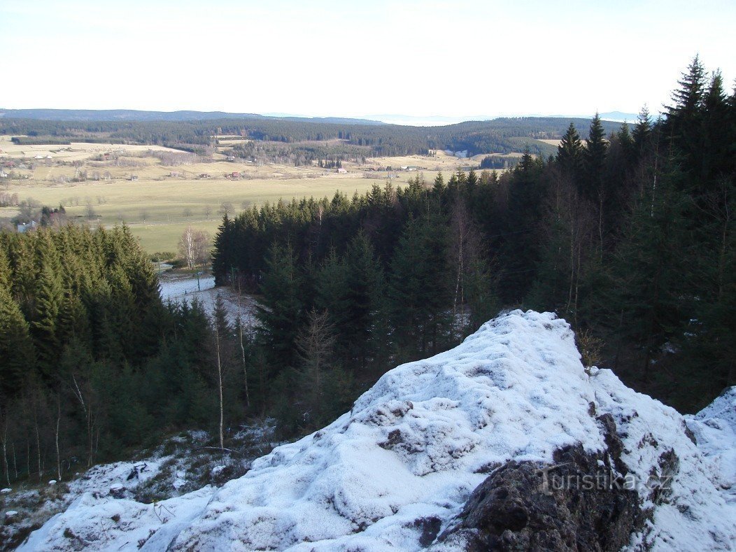 Vista das montanhas Bystrica