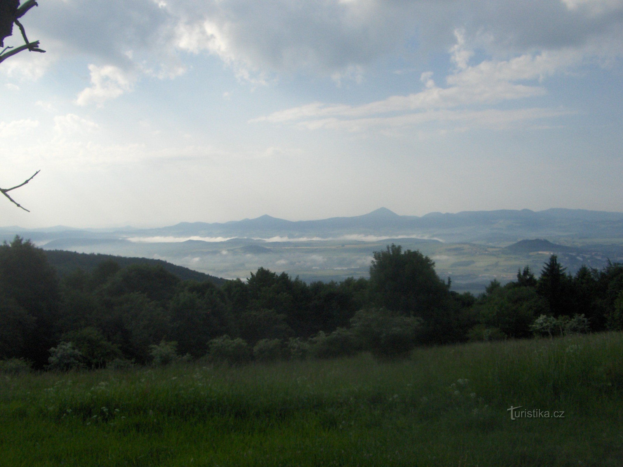 Vue sur le České středohoří