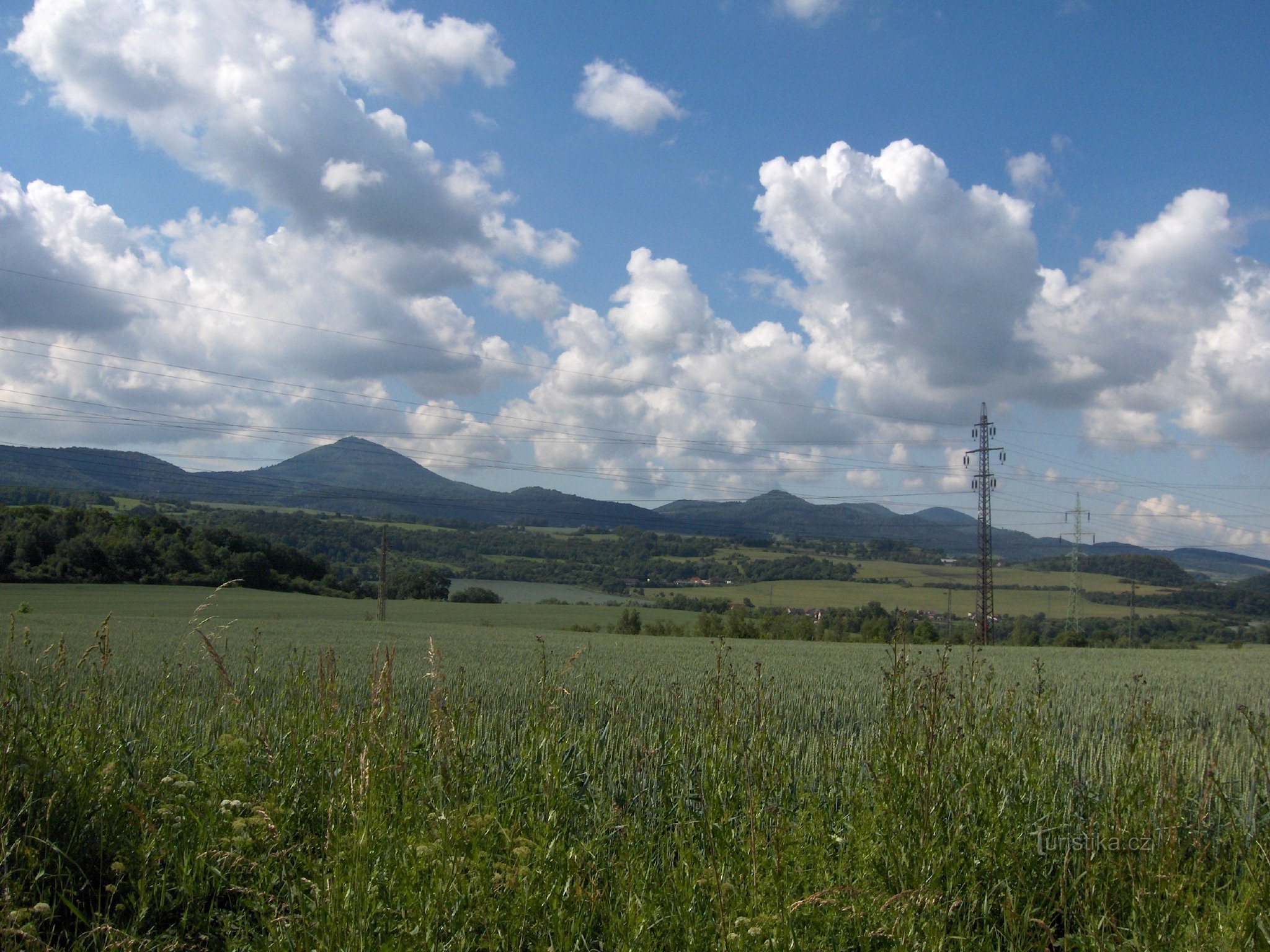 vista del České středohoří