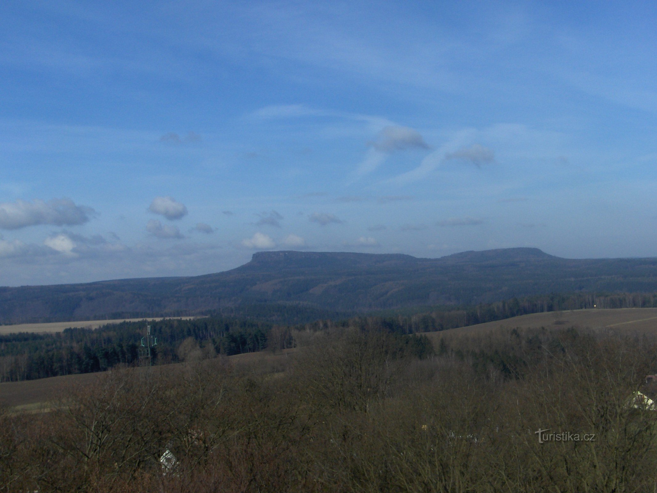 vista de Groβer e Kleiner Zschirnstein