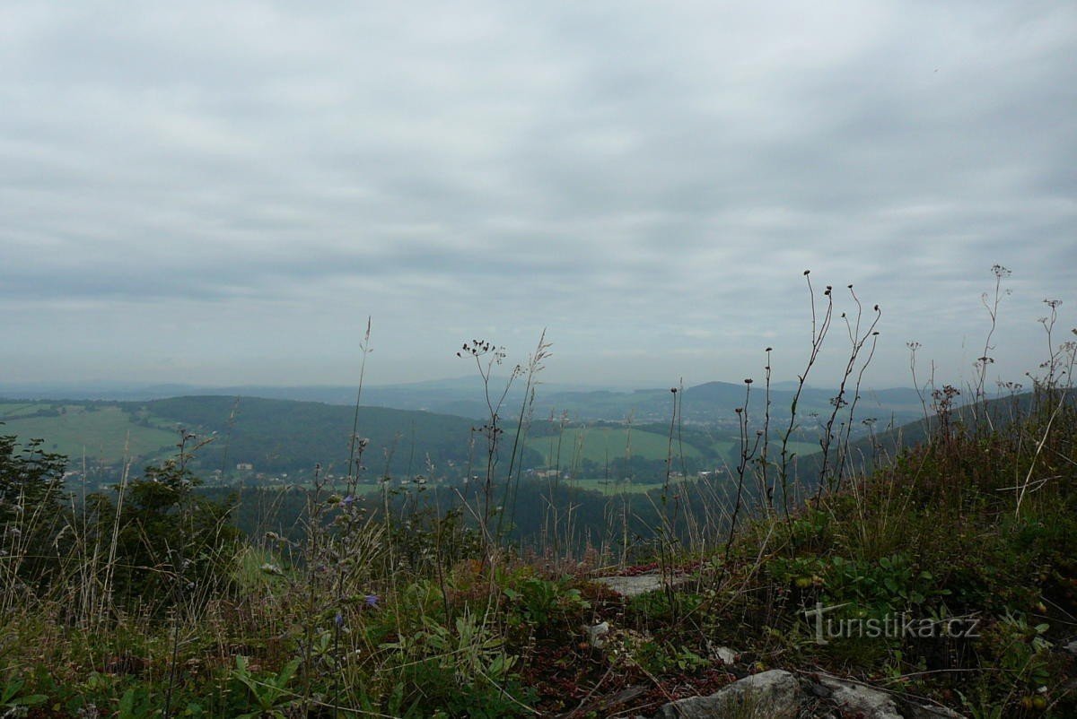 vista desde la montaña