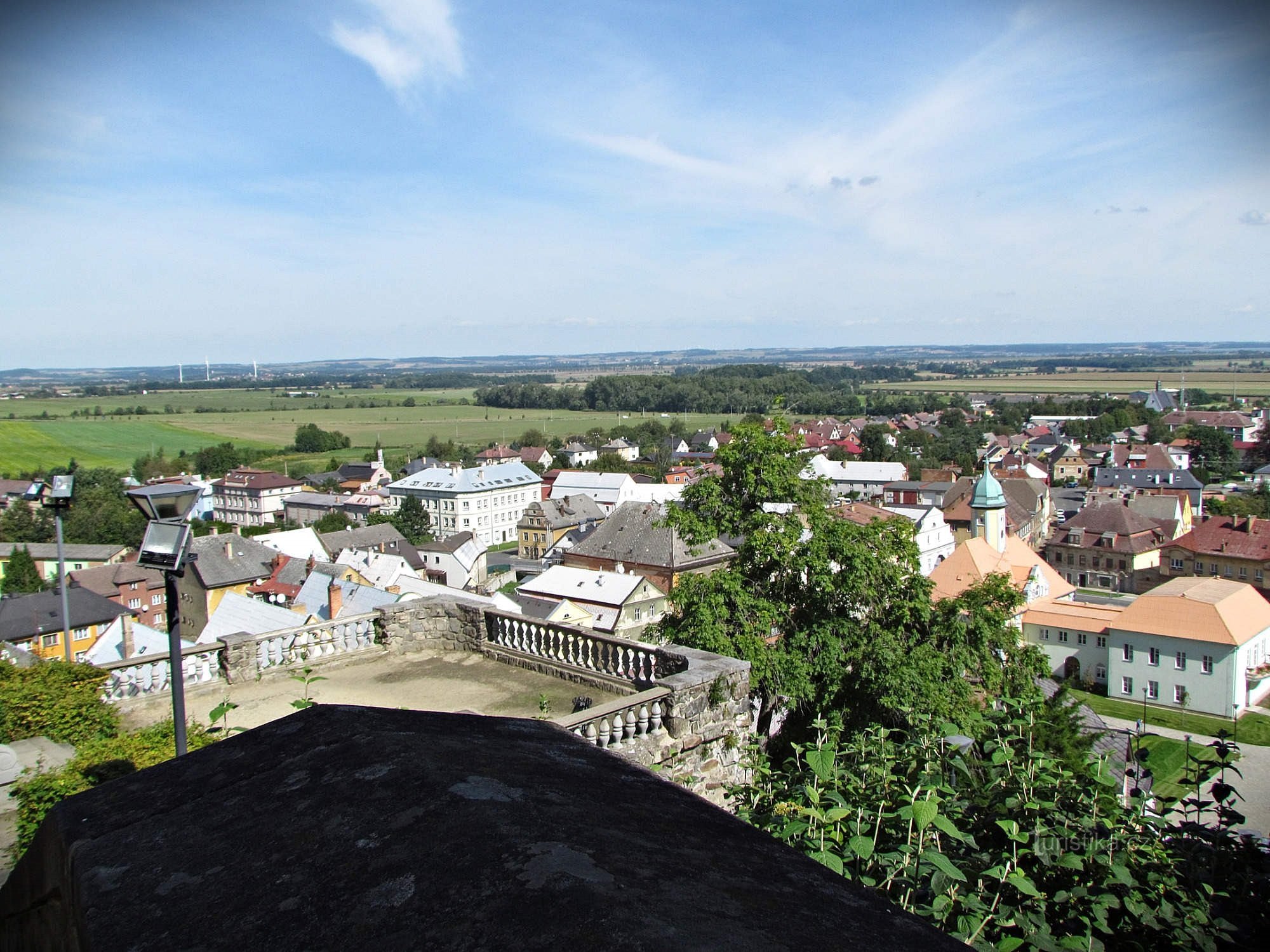 widok na Javorník i okolice