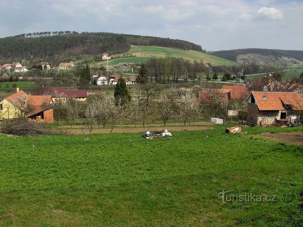View of the countryside near Nevojice