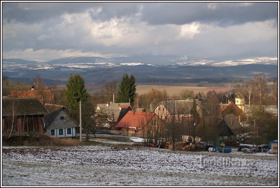 Blick auf das Riesengebirge