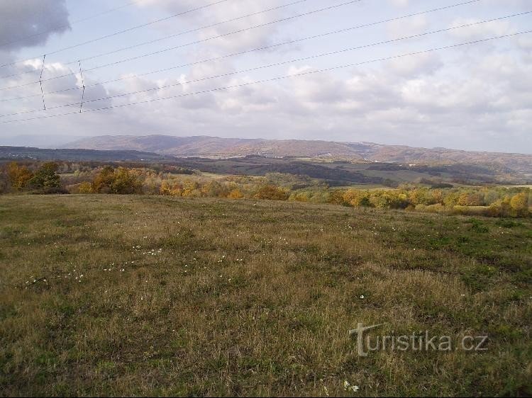 Blick auf das Erzgebirge