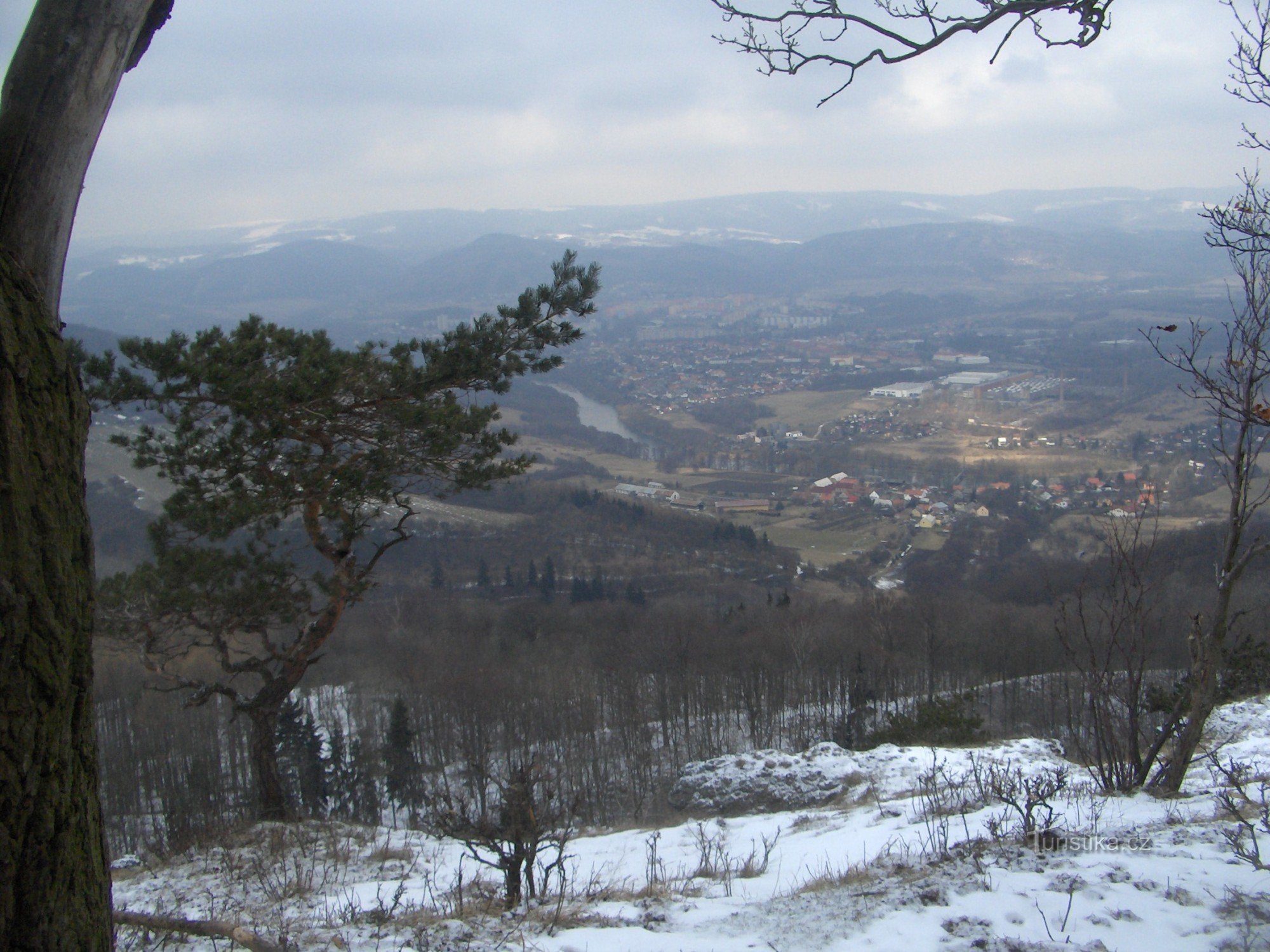 エルツ山脈の眺め