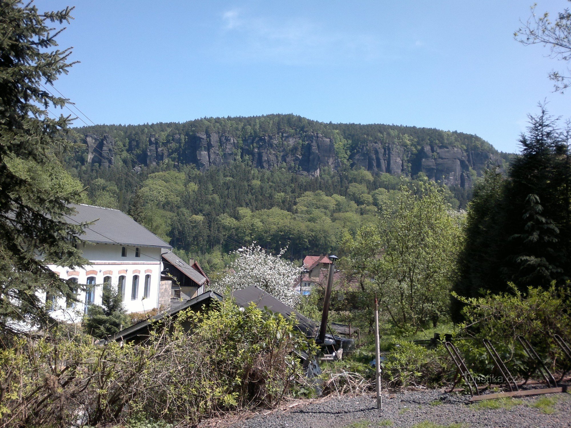 Blick auf die Elbsandsteine