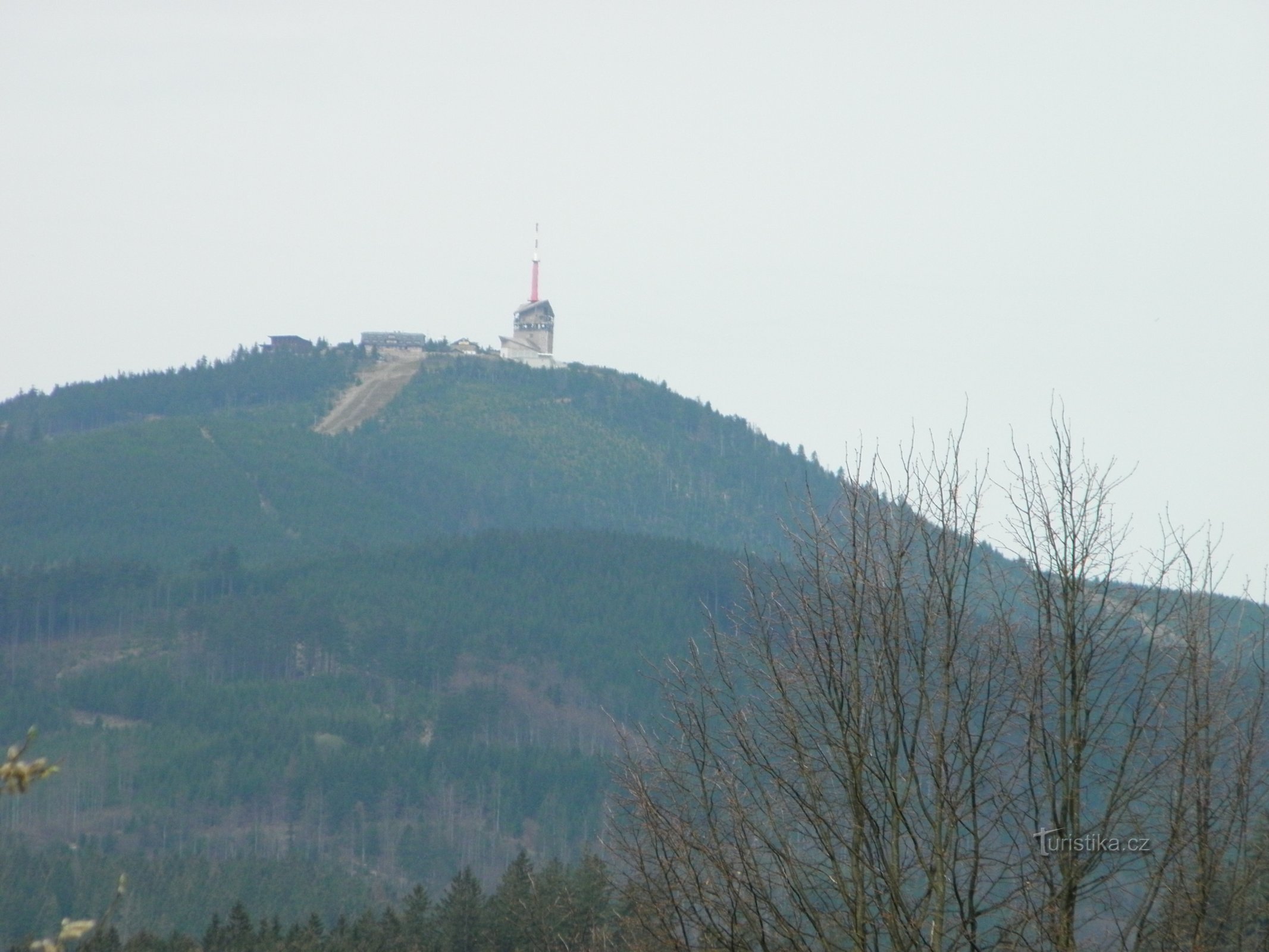 Utsikt över Lysá hora