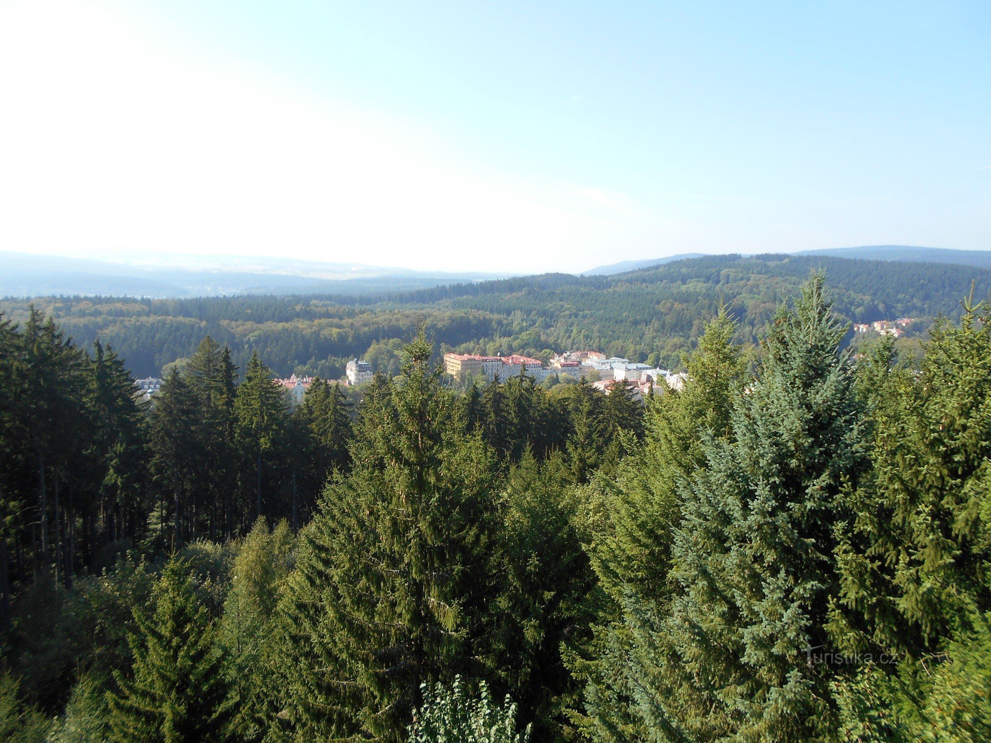 Blick auf Mariánské Lázé