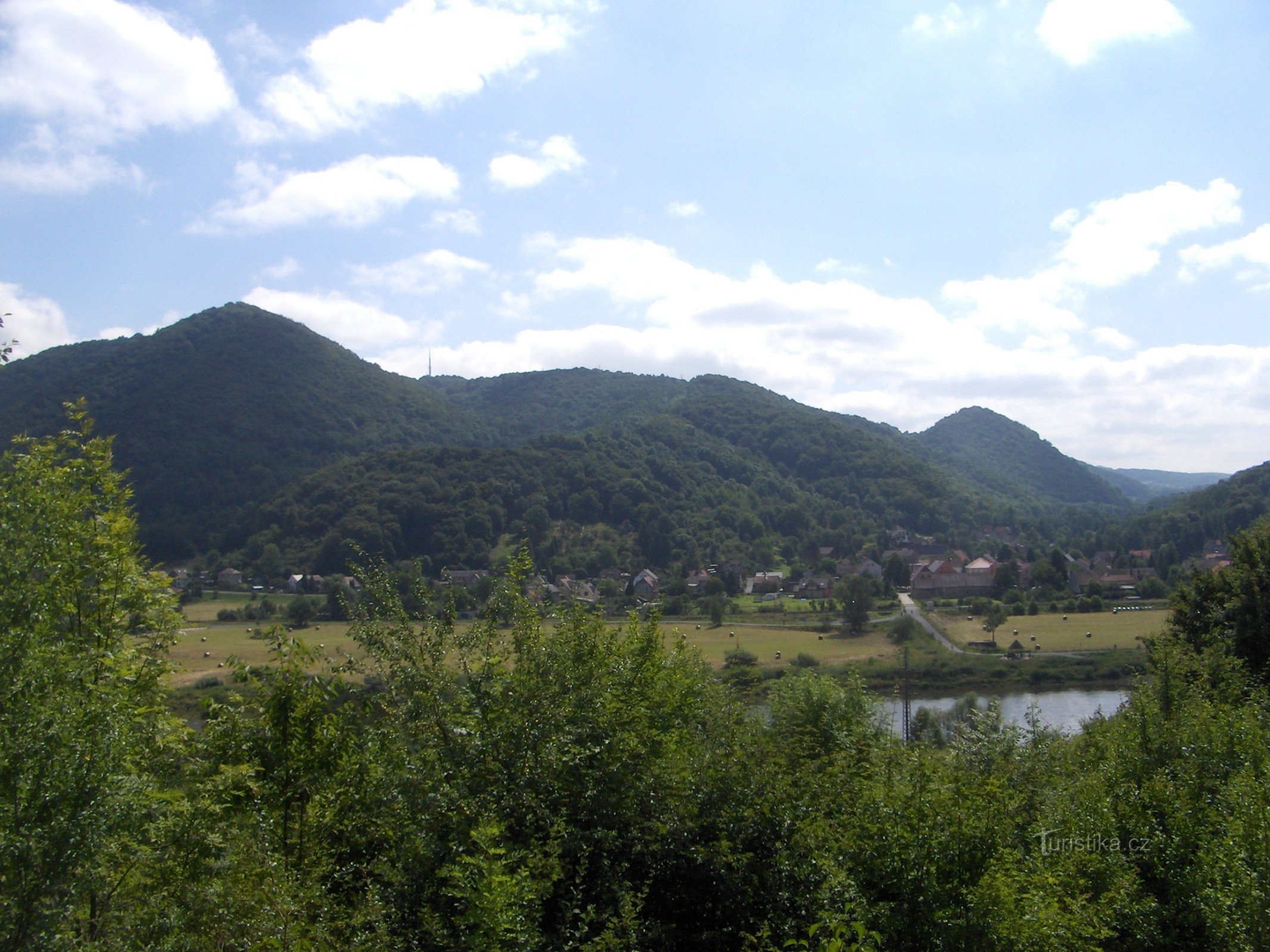 vue sur le massif de Buková hora