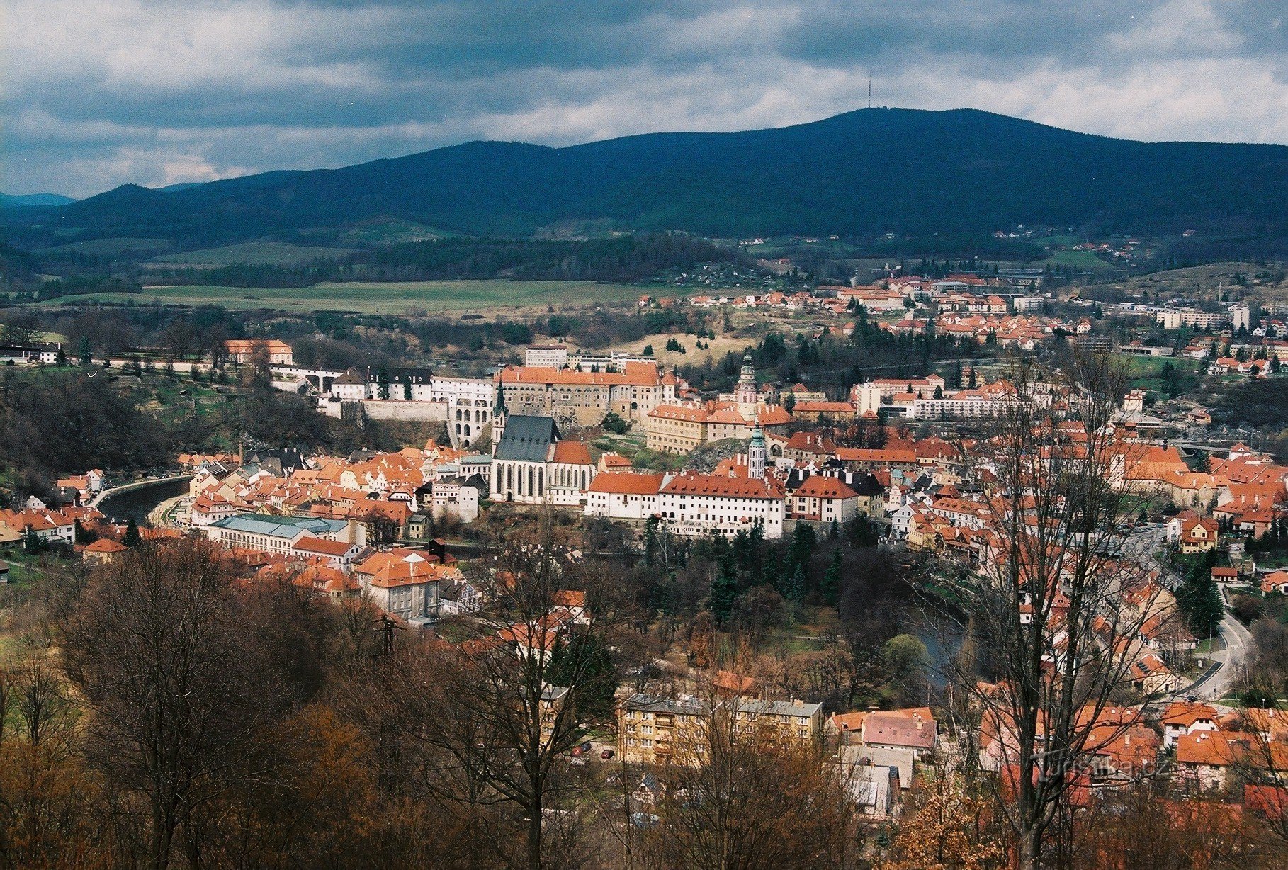 View of the city and castle