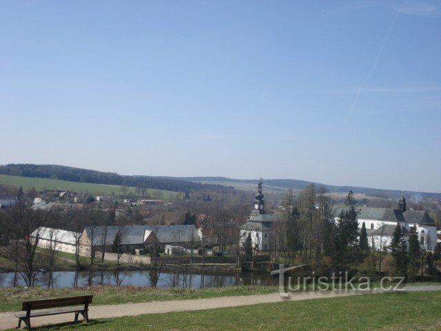 View of the city from the Church of Santini