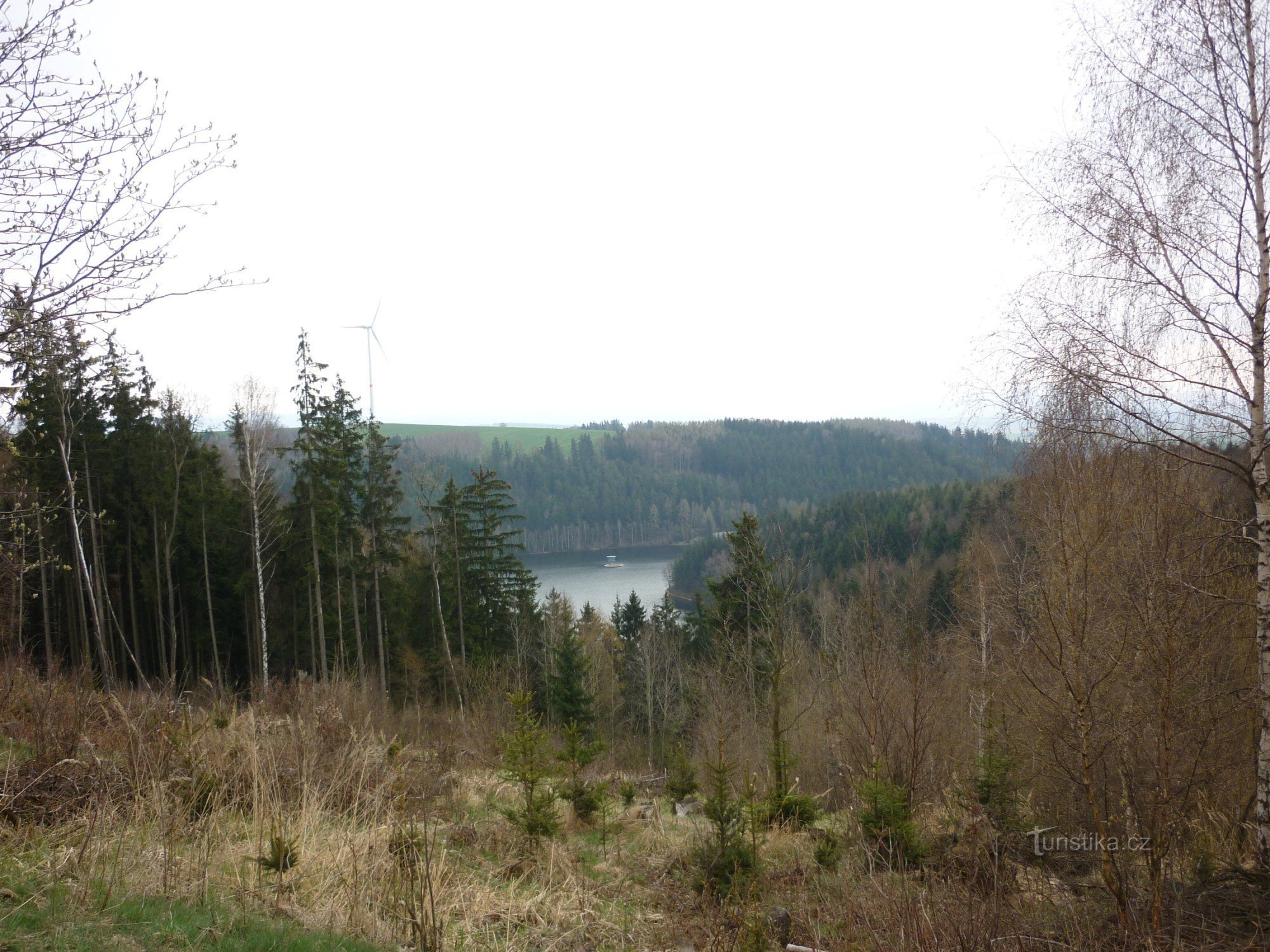 Blick auf den Stausee