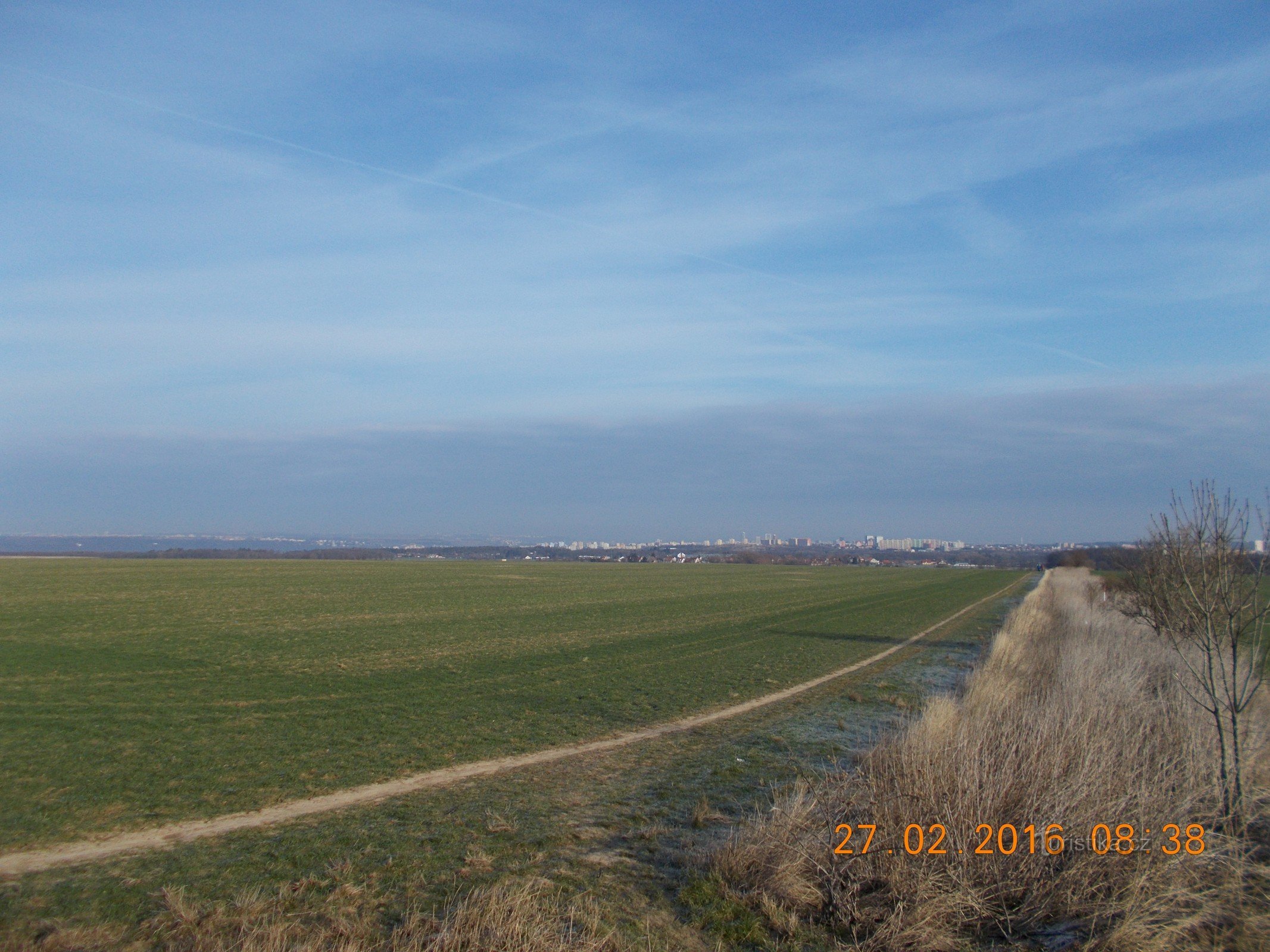 Utsikt över Prag från observationsdäcket