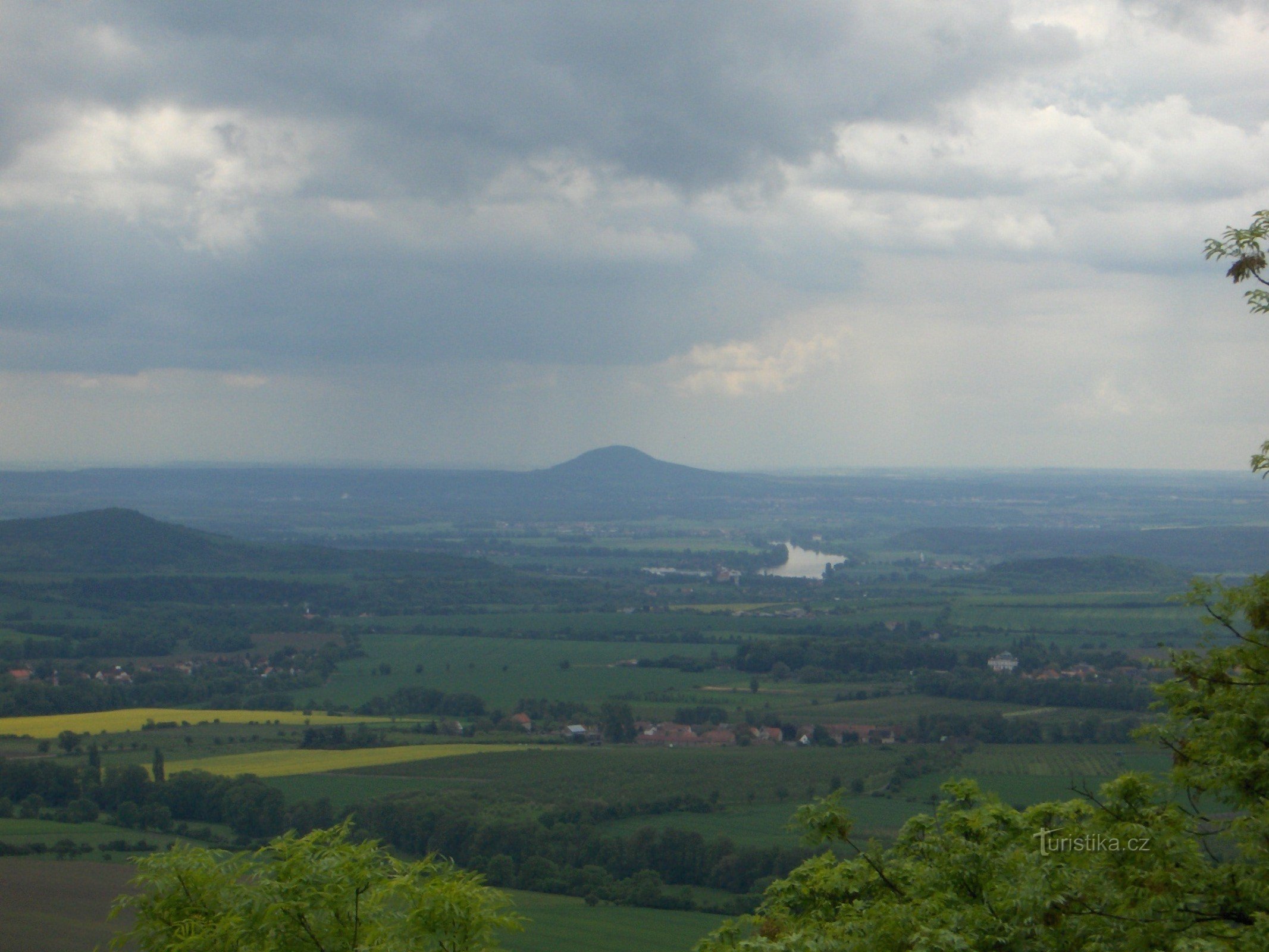 Blick auf Říp