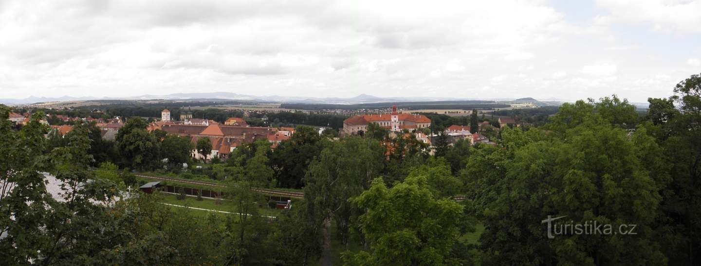 Widok Roudnice nad Labem - 15.7.2009