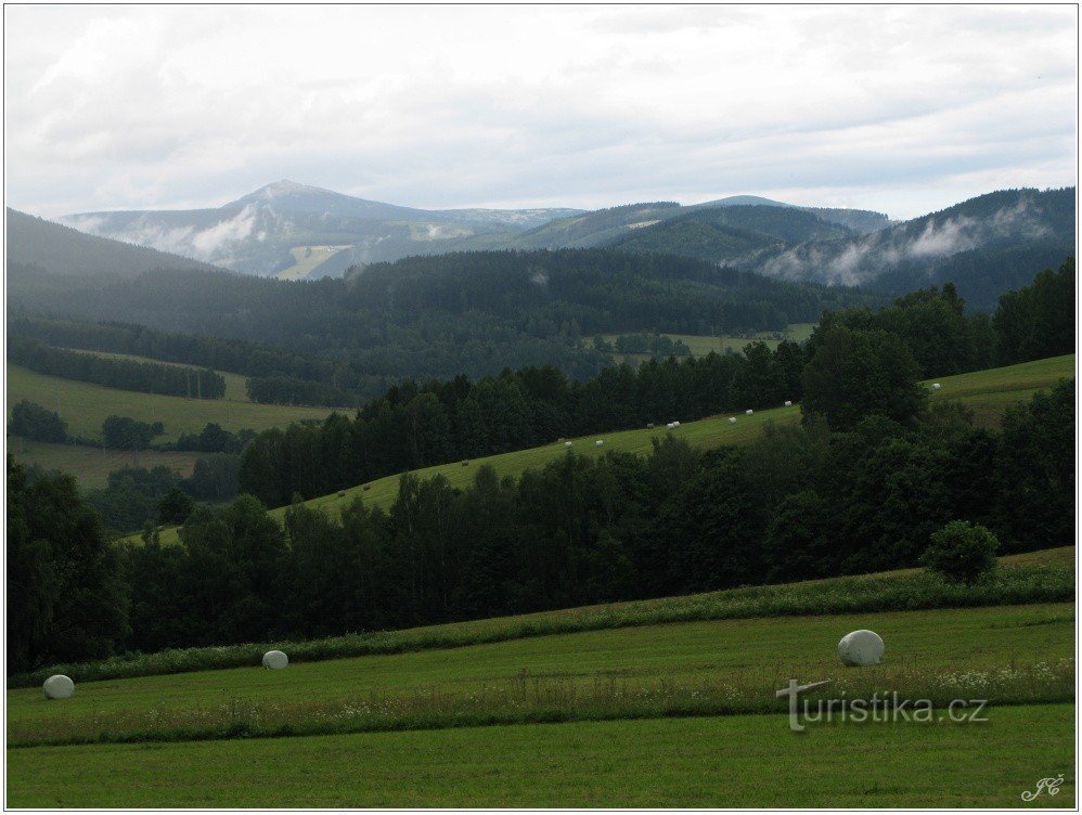 Blick auf die Schneekoppe