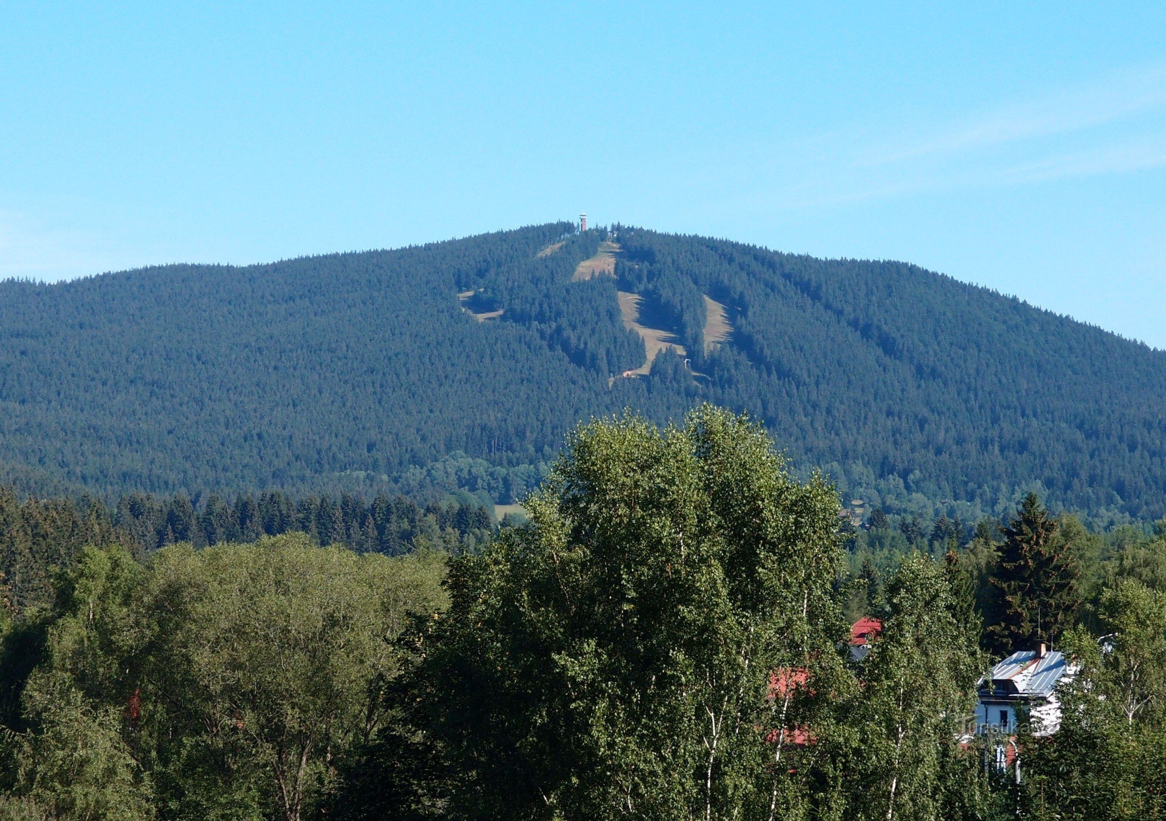 vue de Špičák