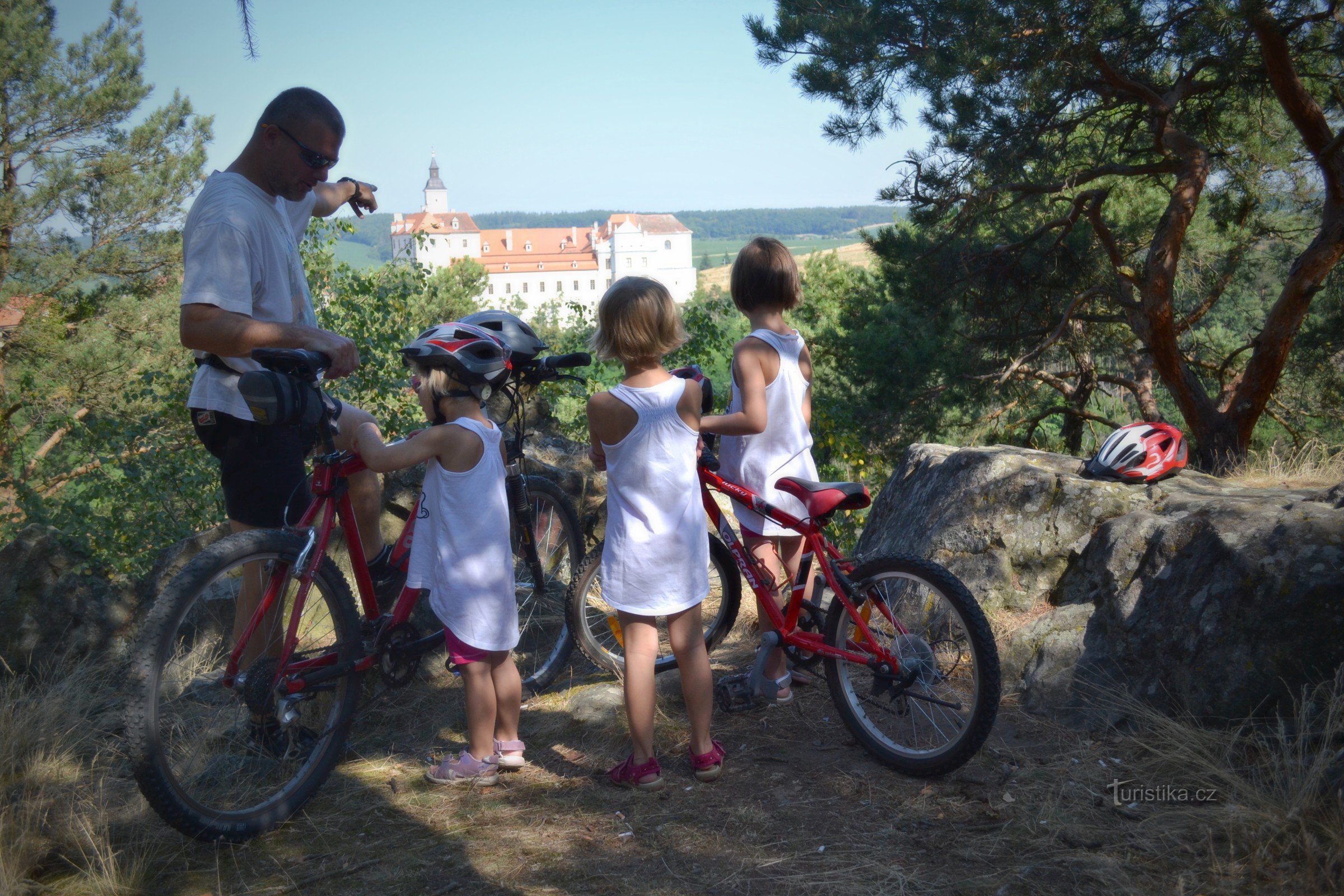 Pogled na Stari grad v Jevišovicah