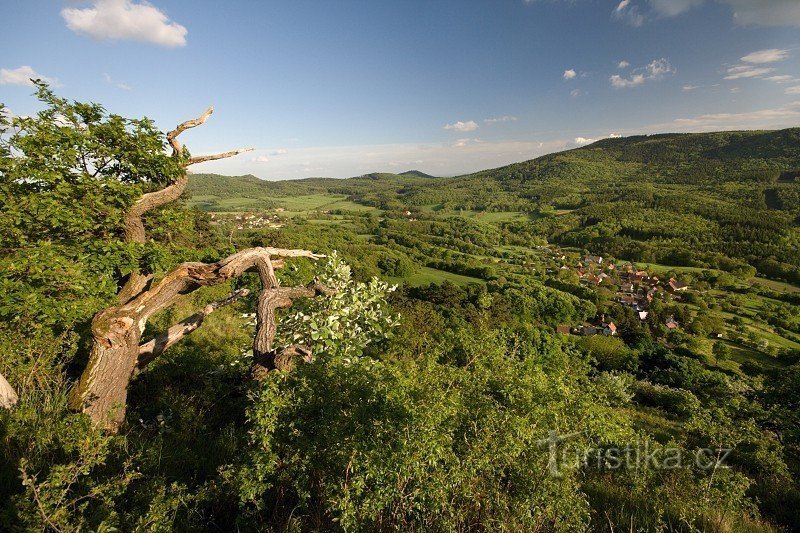 Vue de Štěpánov et Lukov