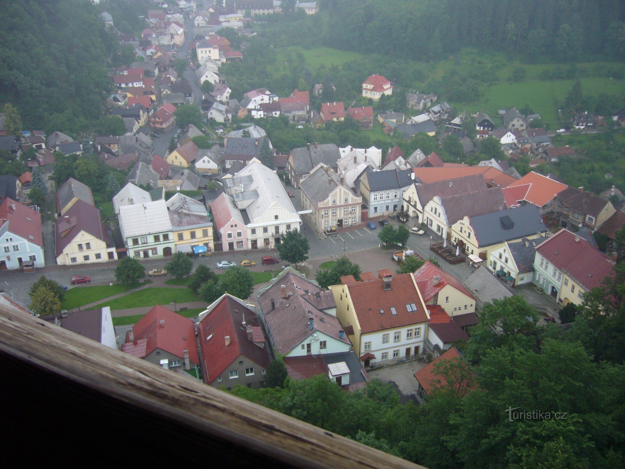 udsigt over Štramberk fra Trúba